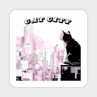 Cat city Magnet