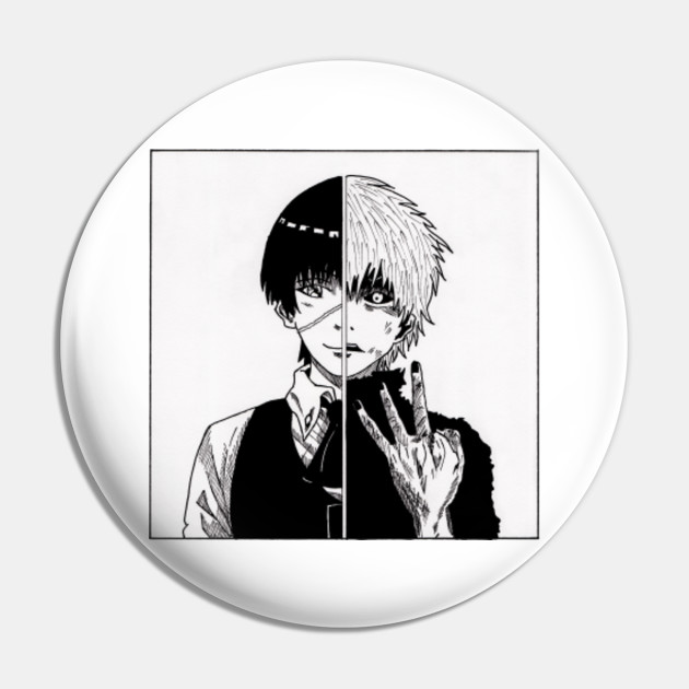 Ken Kaneki Tokyo Ghoul Tokyoghoul Pin Teepublic