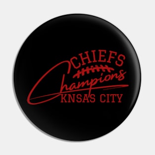 chiefs champions Pin