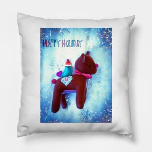 Run Rudolph Pillow