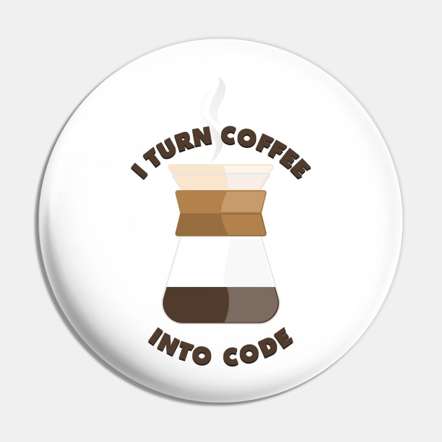 I turn coffee into code Pin by PCB1981