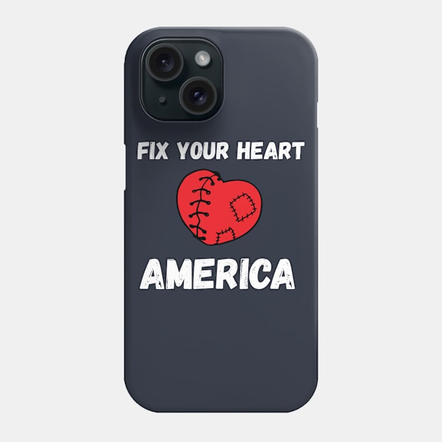 fix your heart american Phone Case by Gaming champion