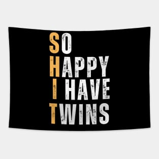 So Happy I Have Twins Tapestry