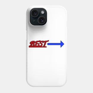 Best (matching text designs) Phone Case
