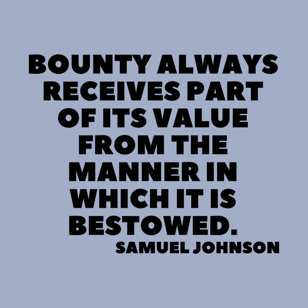 quote Samuel Johnson about charity by AshleyMcDonald