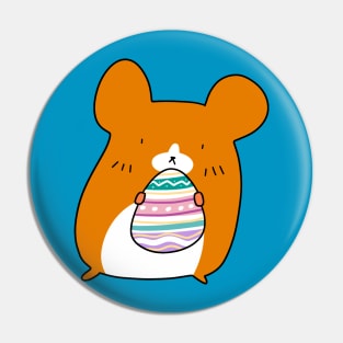 Easter Egg Hamster Pin