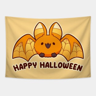 "Happy Halloween" Bat | Halloween Tapestry