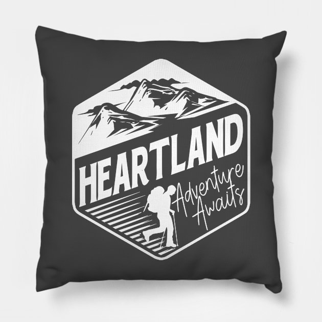 Heartland Pillow by Skidipap