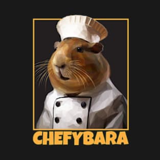 Capybara Chef Chefybara T-Shirt