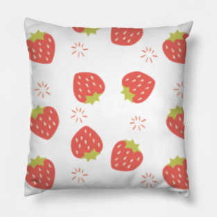 Strawberry Cow Pet Strawberry Cow Cute Pillows Teepublic