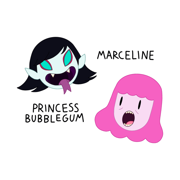 Marceline and Bubblegum intro by maxtrology