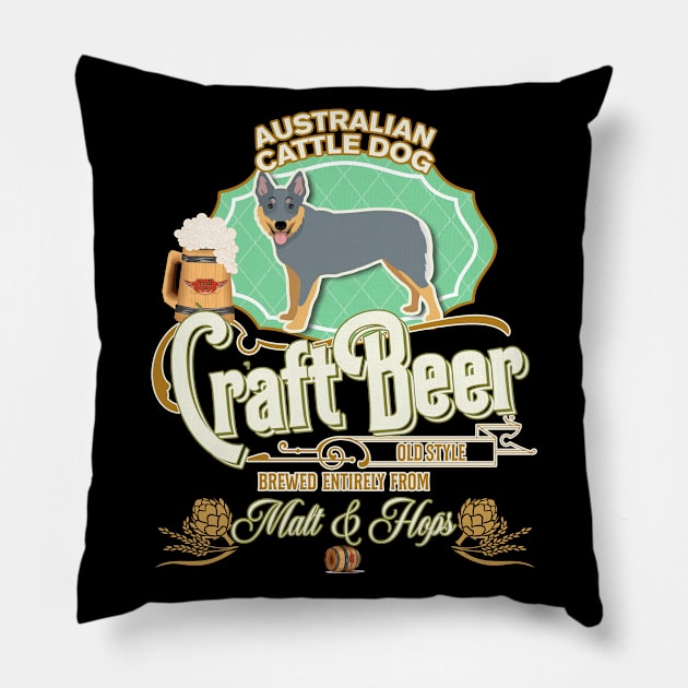 Australian Cattle Dog Gifts Pillow by StudioElla