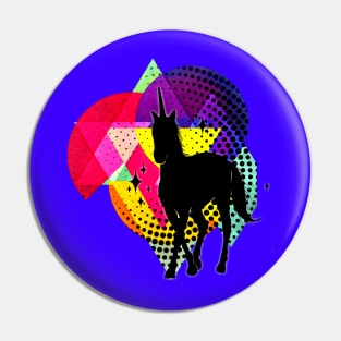 80s Nostalgia Equestrian Art Pin