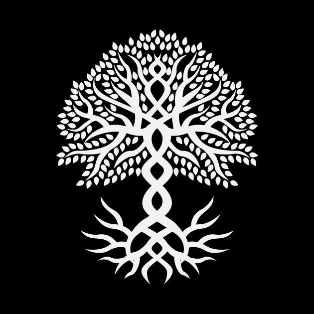 Yggdrasil The Tree of Life White by AshotTshirt