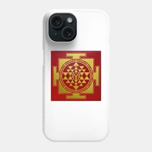 SHRI YANTRA RED Phone Case