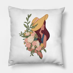 Garden Summer Blooms Pillow