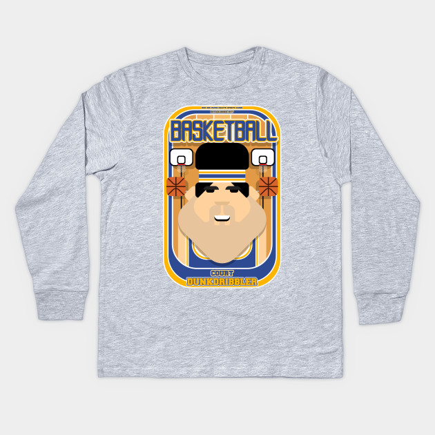 Basketball Blue Gold Court Dunkdribbler Victor Version