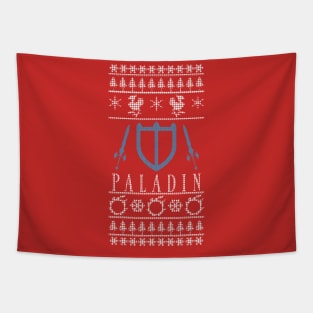 Final Fantasy XIV Paladin Ugly Christmas Sweater Tapestry