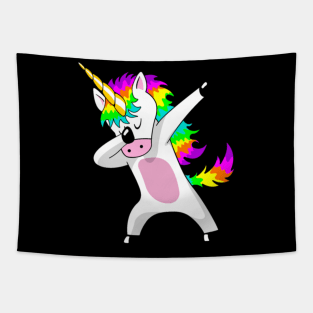 Dabbing Unicorn Dab Cute Summer Tapestry