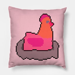 Chic Pixel Parade Chiken Pillow