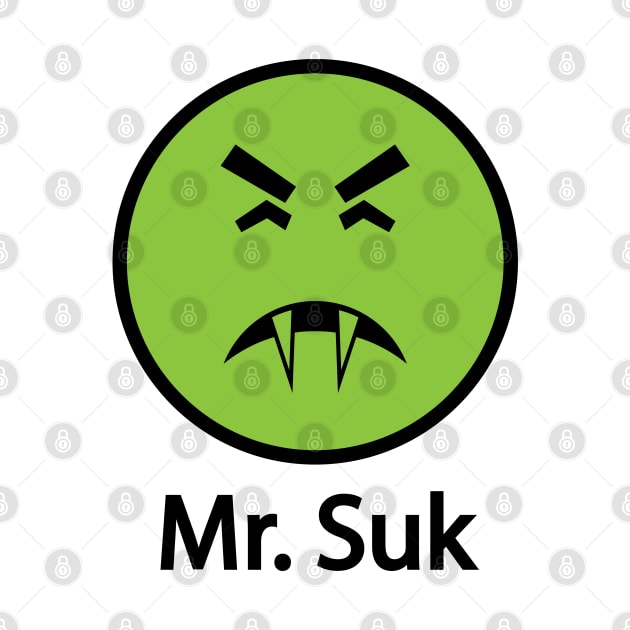 Mr. Suk (Mr. Yuk's Offspring) by albinochicken