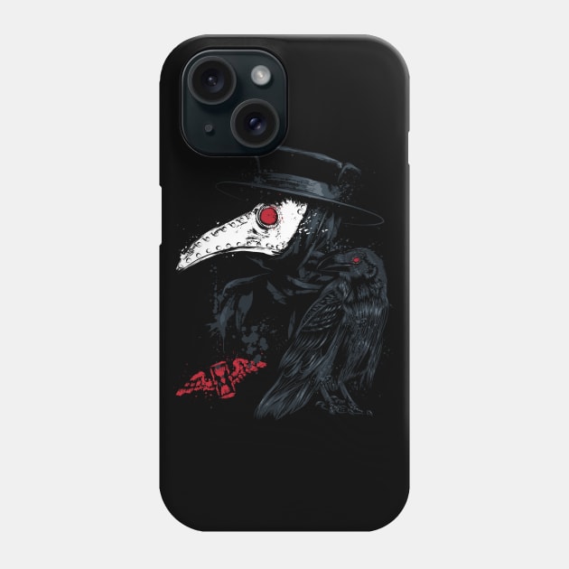 Plague Doctor Phone Case by DrMonekers