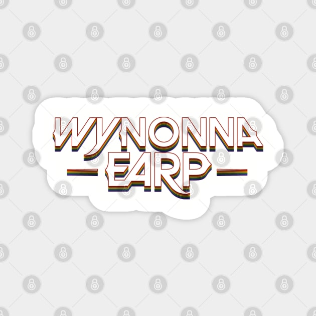 Wynonna Earp Pride Colors - White Magnet by VikingElf