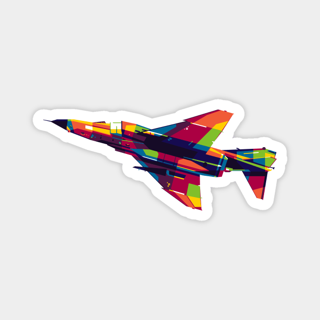 F-4 Phantom II Interceptor Magnet by wpaprint