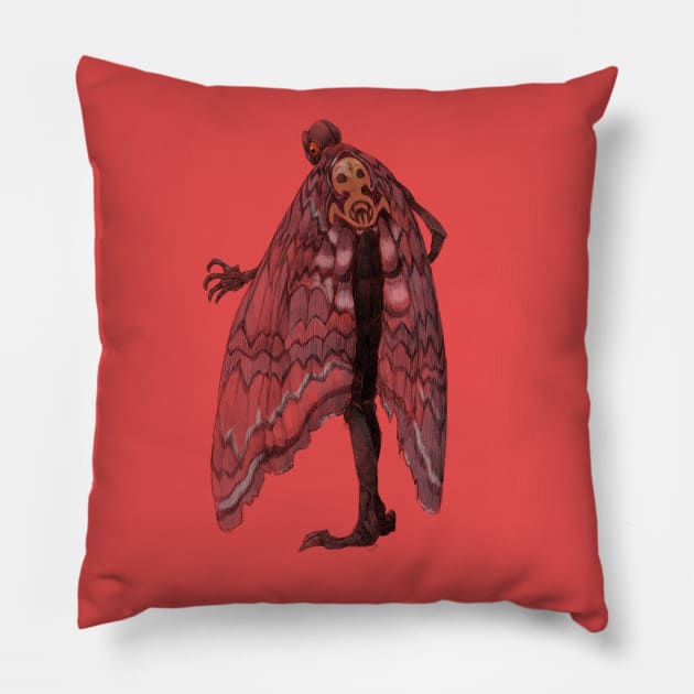 Mothman Pillow by Bogelbear