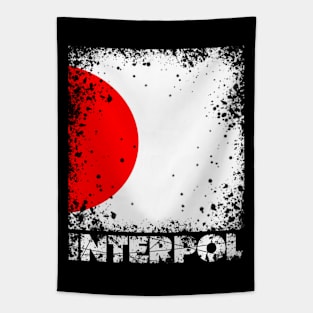 Interpol retro Tapestry