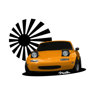 Miata MX-5 NA Orange T-Shirt