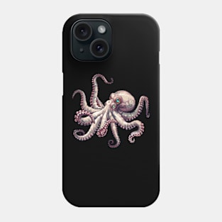 Pixelated Octopus Artistry Phone Case