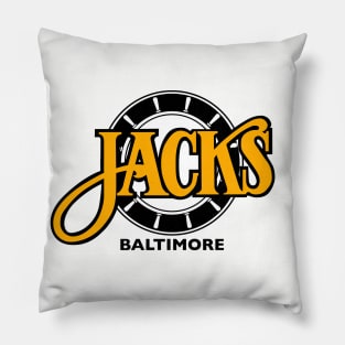 Retro Baltimore Skipjacks Hockey Pillow