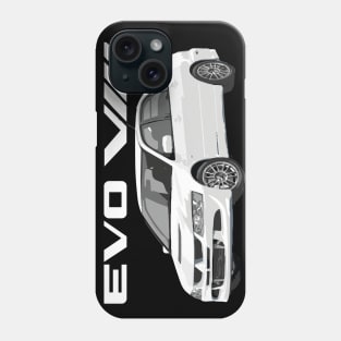 wicked white evo 8 Phone Case