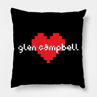 Glen campbell -> pixel art Pillow