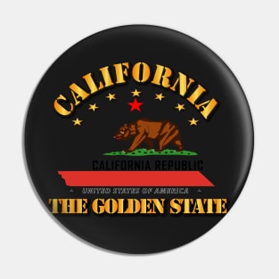 California - The Golden State Pin