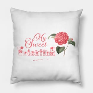 Sweet Floral Valentine Pillow