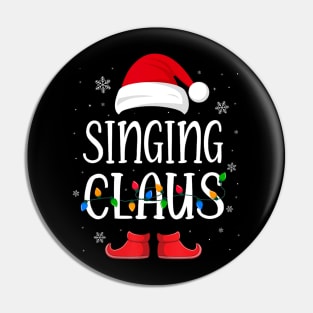 Singing Santa Claus Hat With Xmas Light Christmas Holiday Pin