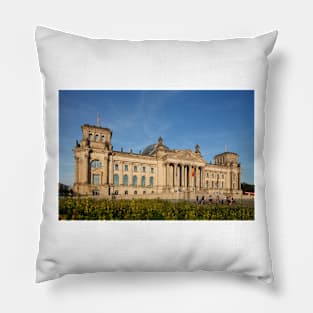 Reichstag building, Berlin, Germany, Europe Pillow