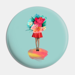 The floral girl Pin