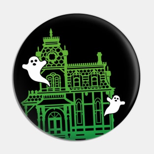 Haunted Victorian House Pin