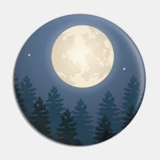 Full moon Pin