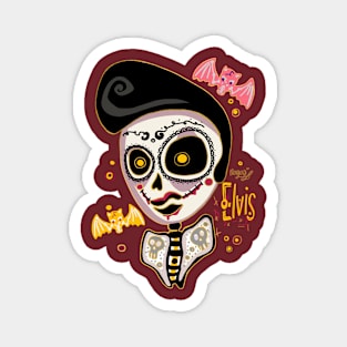 “México Elivis” - Halloween Magnet