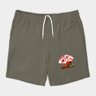 Fishing on Bleeding Tooth Mushroom Shorts