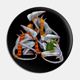 Neomorphs in scarves Pin