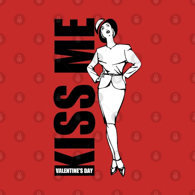 Kiss Me - Valentine's Day Gift Ideas by ROSHARTWORK