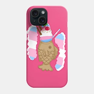 Pride Taiyaki Ice cream-Transgender flag Phone Case