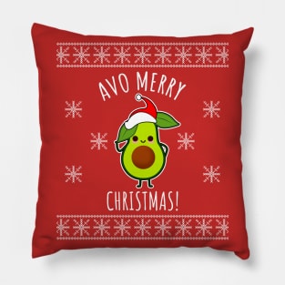 Avo Merry Christmas Pillow