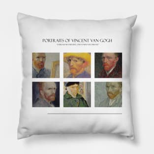 Portraits of Vincent van Gogh Pillow