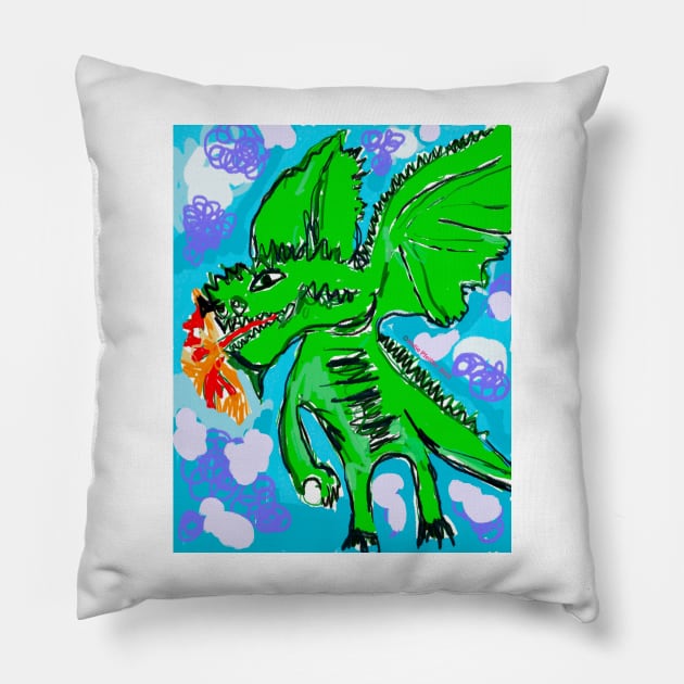 Dragon 2022 Pillow by Kater